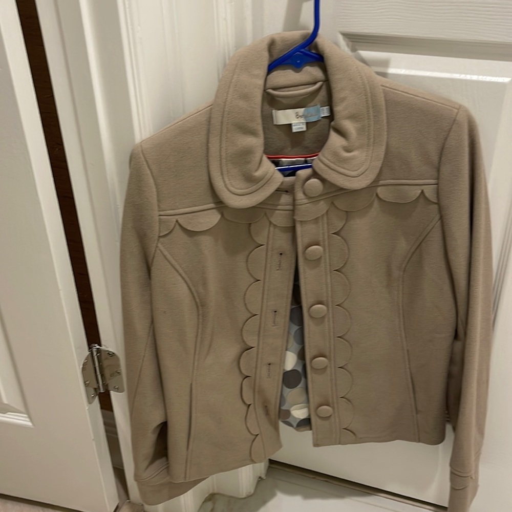 Tan wool blazer